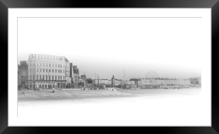 Margate Seafront Framed Mounted Print by Robin Lee