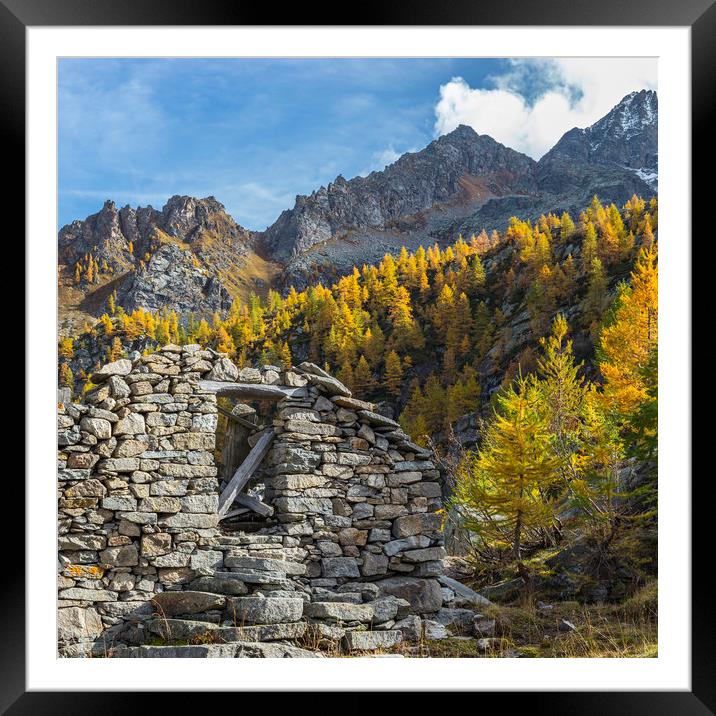 Ruins Framed Mounted Print by Paolo Seimandi