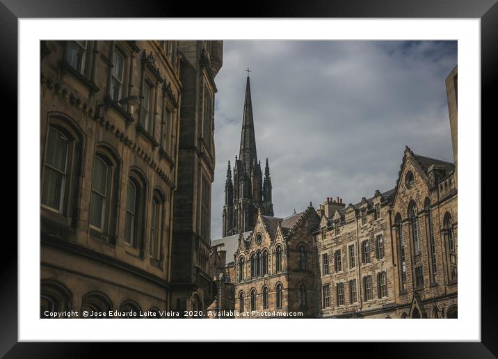 Victoria Street Framed Mounted Print by Eduardo Vieira