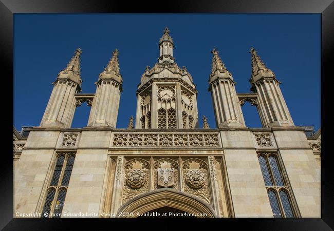 King's College Framed Print by Eduardo Vieira