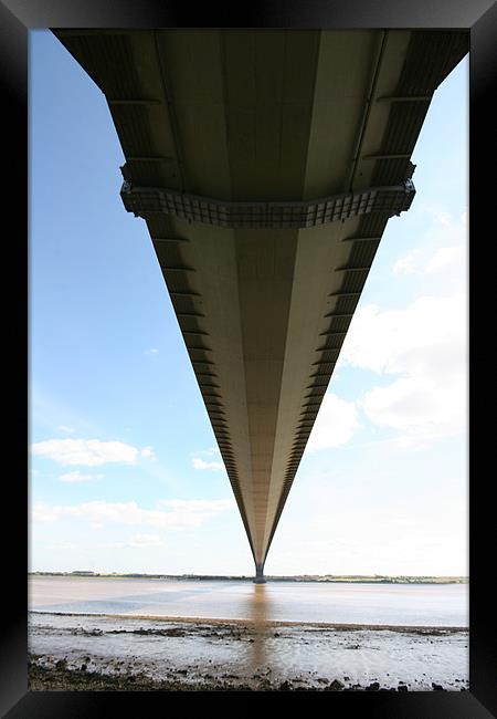 under the humber Framed Print by martin compton