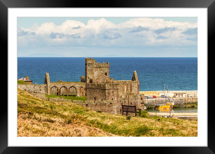 Peel Castle, Isle of Man Framed Mounted Print by Paul Smith