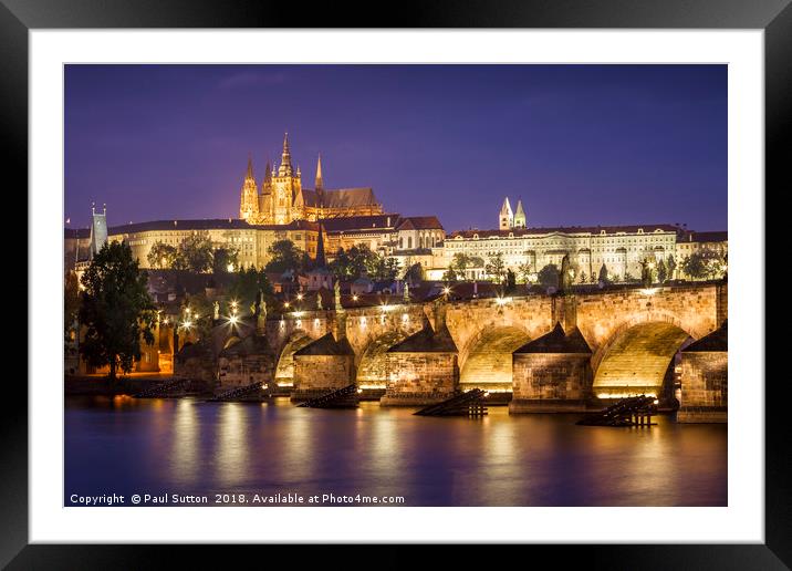 Essence of Prague Framed Mounted Print by Paul Sutton