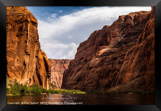 Gorge'ous Arizona Framed Print by Paul Sutton