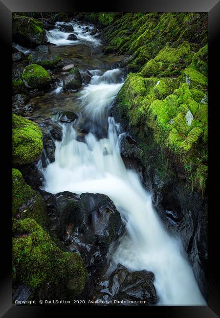 Aira Force Flow Framed Print by Paul Sutton