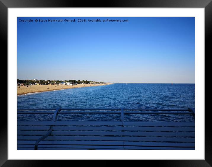 Southsea Seafront Framed Mounted Print by Steve WP