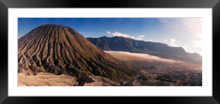 Volcano Bromo Framed Mounted Print by youri Mahieu