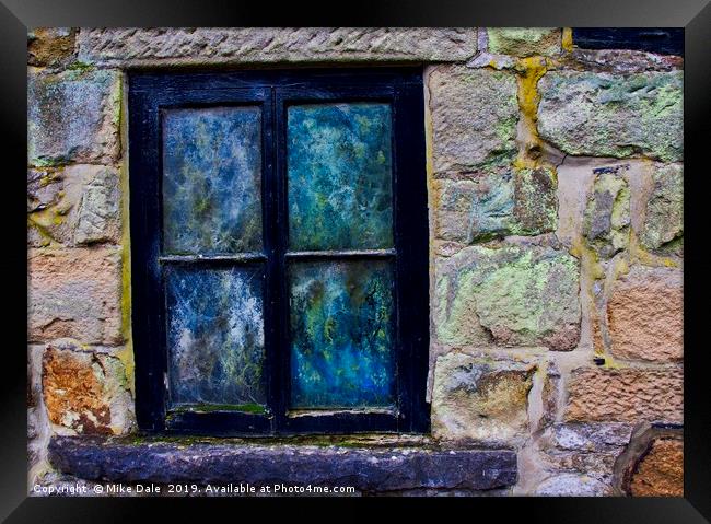 Colourful Window Framed Print by Mike Dale