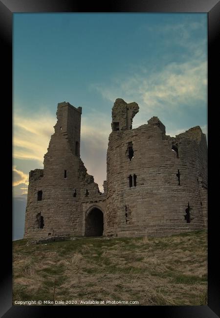 Dunstanburgh Castle, Northumberland Framed Print by Mike Dale