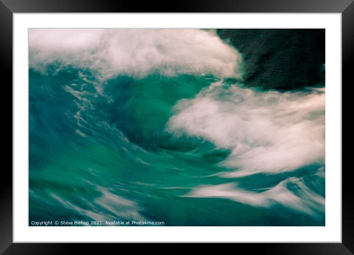 Mordros sound of the sea Framed Mounted Print by Steve Bishop