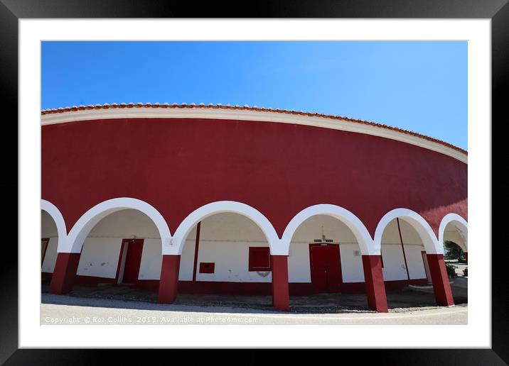 The Bull Ring at Santo Antonio das Areias Framed Mounted Print by Roz Collins