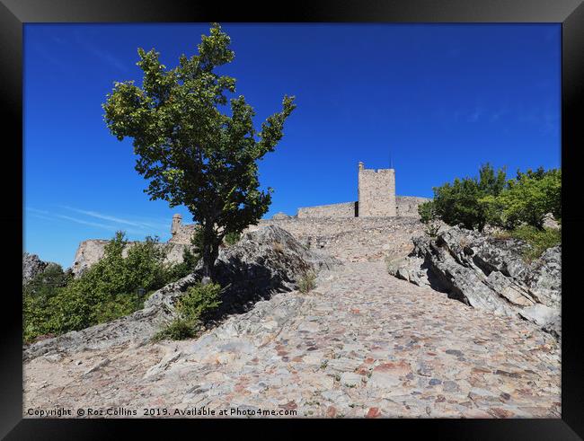 The Castle of Marvao, Central Portugal Framed Print by Roz Collins