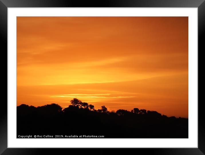 Alentejo Sunrise Framed Mounted Print by Roz Collins