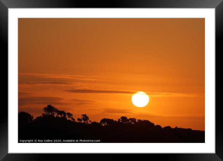 Late Summer, Alentejo Sunrise Framed Mounted Print by Roz Collins