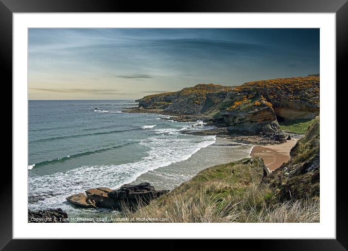 Serenity at Cove Bay Framed Mounted Print by Tom McPherson