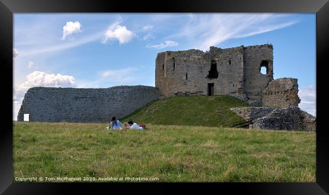 Duffus Castle: A Medieval Masterpiece Framed Print by Tom McPherson