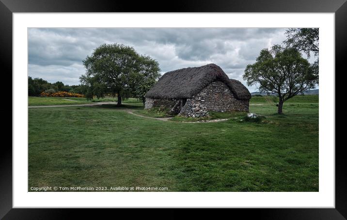 Leanach Cottage Culloden moor Framed Mounted Print by Tom McPherson