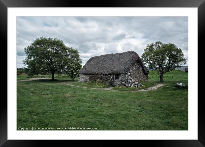 Leanach Cottage: A Historic Gem Framed Mounted Print by Tom McPherson