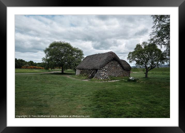 Rustic Charm, Leanach Cottage Framed Mounted Print by Tom McPherson