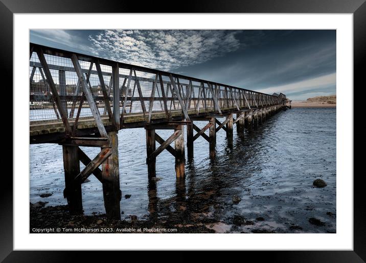 Old Bridge at Lossiemouth Framed Mounted Print by Tom McPherson