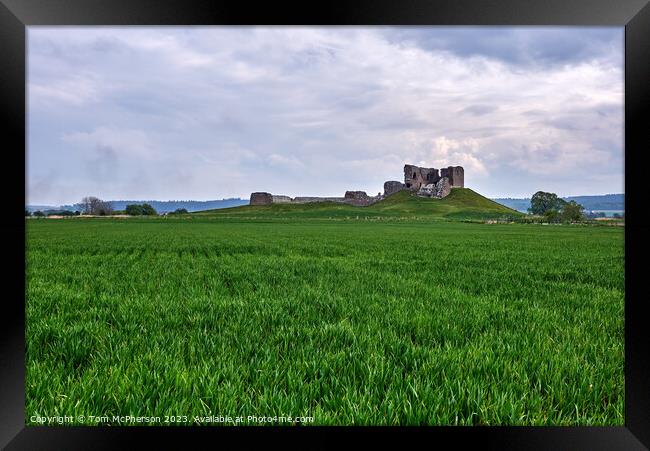 Ancient Ruins of Duffus Castle Framed Print by Tom McPherson