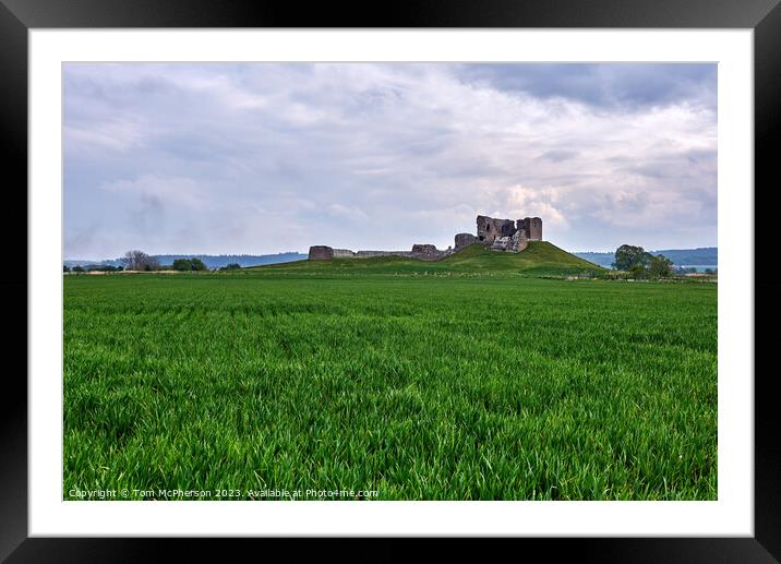 Ancient Ruins of Duffus Castle Framed Mounted Print by Tom McPherson