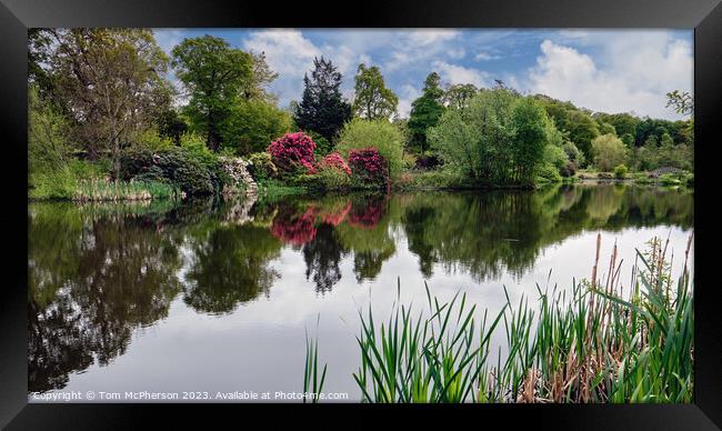Serene Reflections at Burgie Framed Print by Tom McPherson