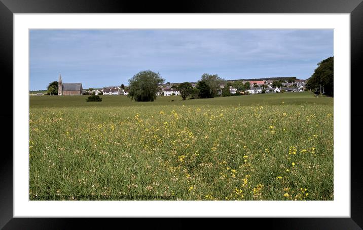 Duffus Village Scenic View  Framed Mounted Print by Tom McPherson