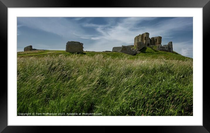 The Enduring Mystery of Duffus Castle Framed Mounted Print by Tom McPherson