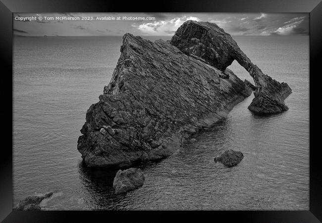 The Arch of Bow Fiddle Rock Framed Print by Tom McPherson