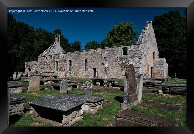 Ancient Scottish Church Ruins Framed Print by Tom McPherson