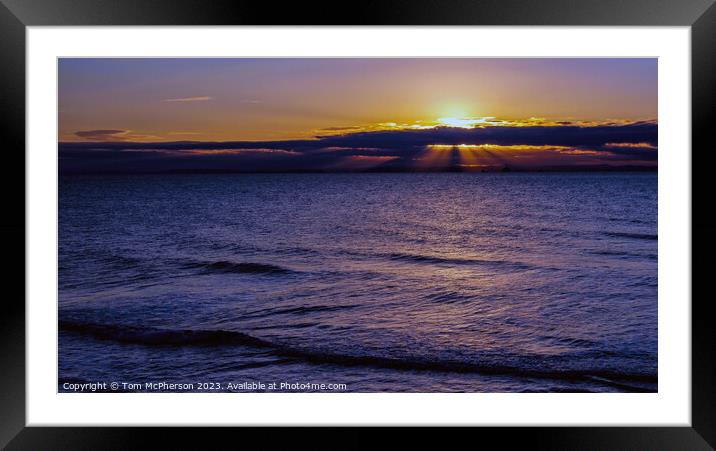 Untamed Beauty of Burghead Bay Framed Mounted Print by Tom McPherson
