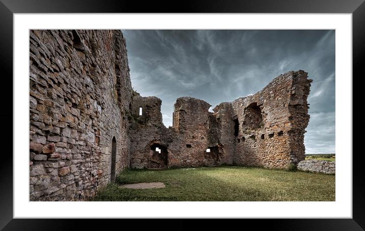 The Enchanted Interior of Duffus Castle Framed Mounted Print by Tom McPherson