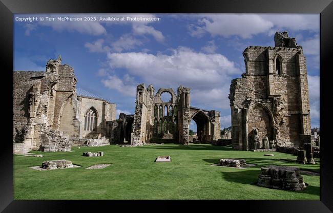 The Historic Beauty of Elgin Cathedral Framed Print by Tom McPherson