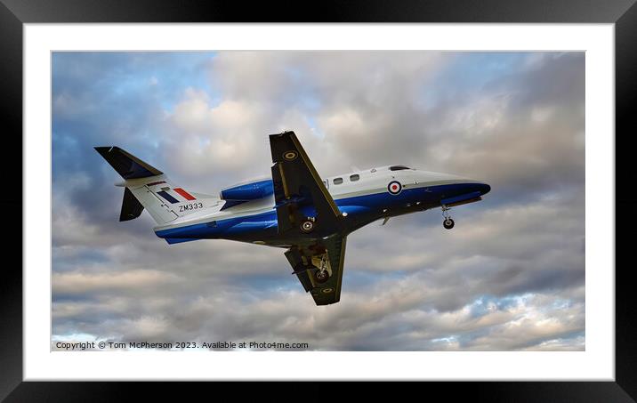 Embraer Phenom T1  Framed Mounted Print by Tom McPherson