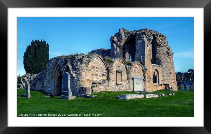 Enchanting Remnants of Kinloss Abbey Framed Mounted Print by Tom McPherson