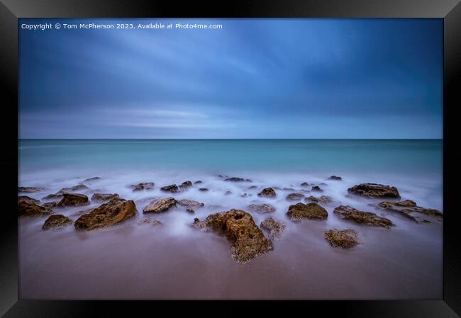 Tranquil Sea Long Exposure Framed Print by Tom McPherson