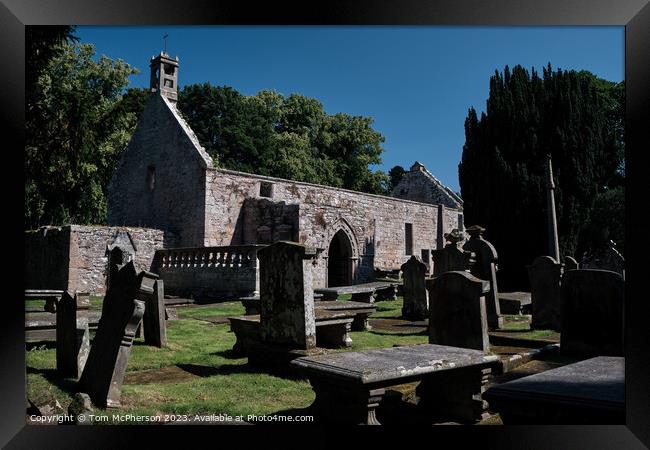"Ethereal Ruins of Duffus Church" Framed Print by Tom McPherson