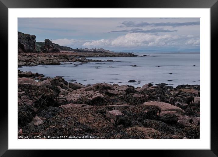 Tranquil Coastal Haven Framed Mounted Print by Tom McPherson