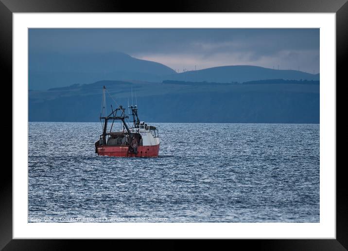 Solitude on the Moray Firth Framed Mounted Print by Tom McPherson