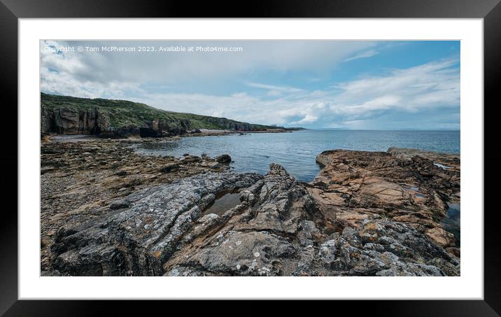Ethereal Beauty of Moray Firth Seascape Framed Mounted Print by Tom McPherson
