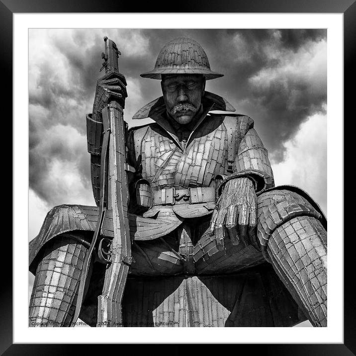 "Tommy, Sentinel of Remembrance" Framed Mounted Print by Tom McPherson
