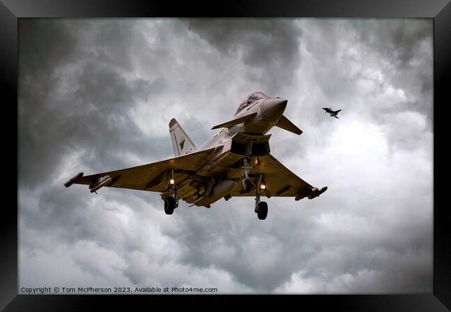 Agile Eurofighter Typhoon F.Mk 2 Framed Print by Tom McPherson