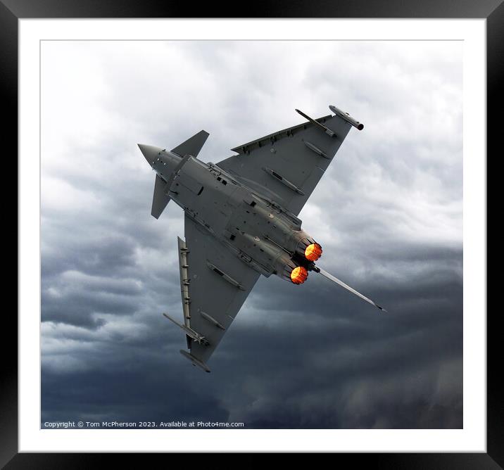 Agile Warrior: The Typhoon FGR.Mk 4 Framed Mounted Print by Tom McPherson