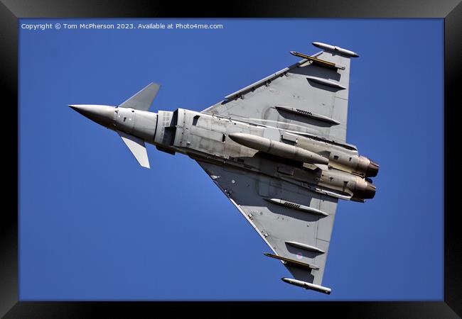 Agile Force, Typhoon FGR.Mk 4 Unleashed Framed Print by Tom McPherson