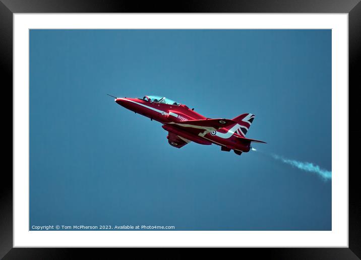 'Spectacular Display: Red Arrows in Flight' Framed Mounted Print by Tom McPherson