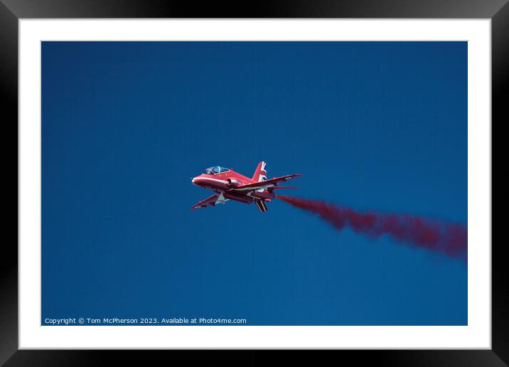 Sky Dance of the Red Arrows Framed Mounted Print by Tom McPherson