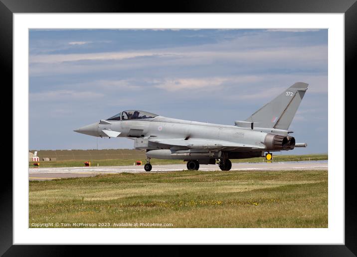 'Dawn of the Eurofighter Typhoon FGR.Mk 4' Framed Mounted Print by Tom McPherson