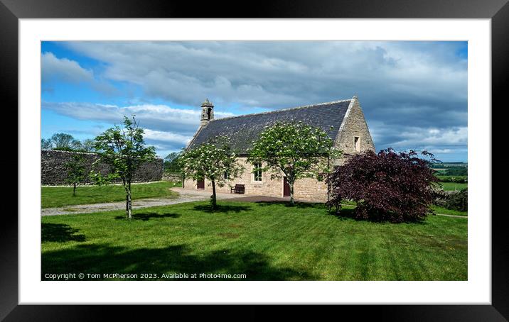 Ancient Spynie Kirk: Elgin's Timeless Elegance Framed Mounted Print by Tom McPherson