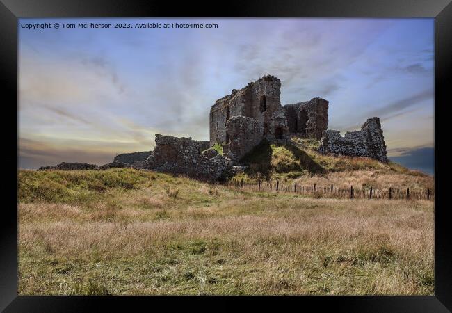 Duffus Castle Moray: Historical Relic Framed Print by Tom McPherson